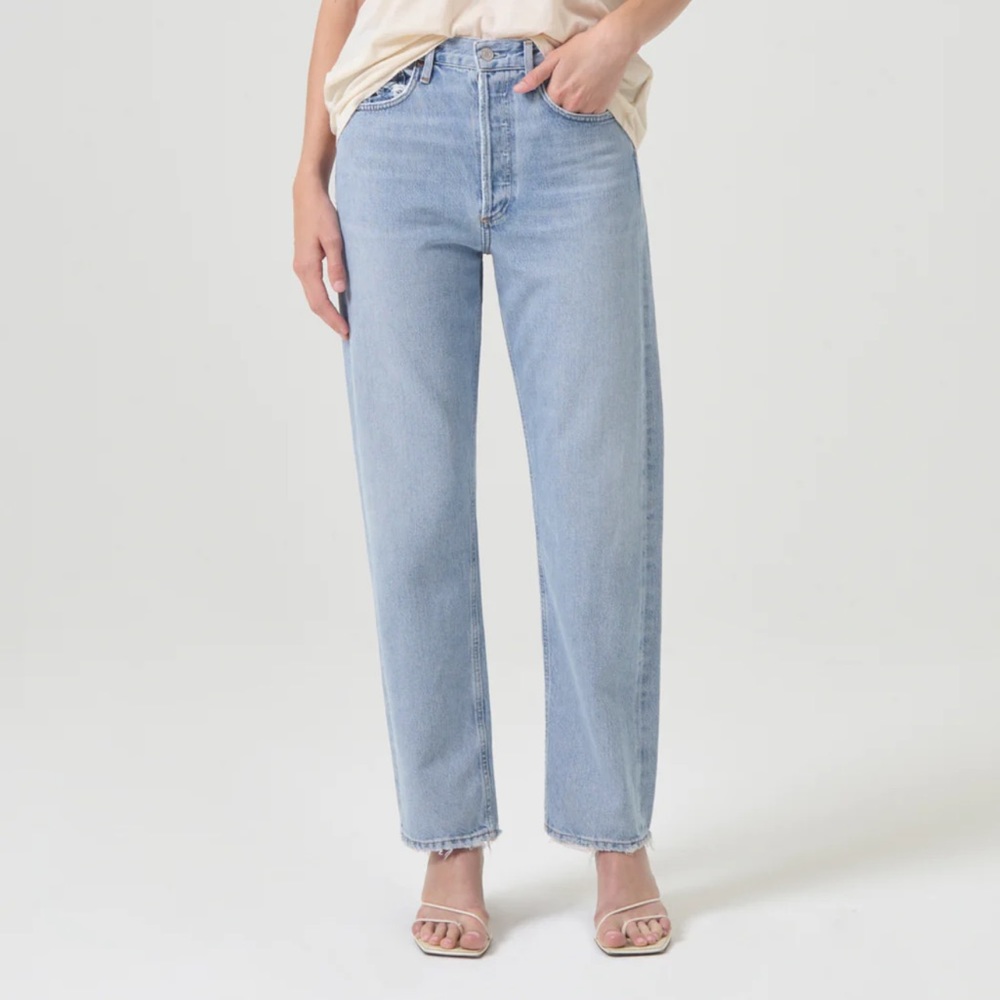 Agolde 90'S Mid Rise Straight in Snapshot, Size 26